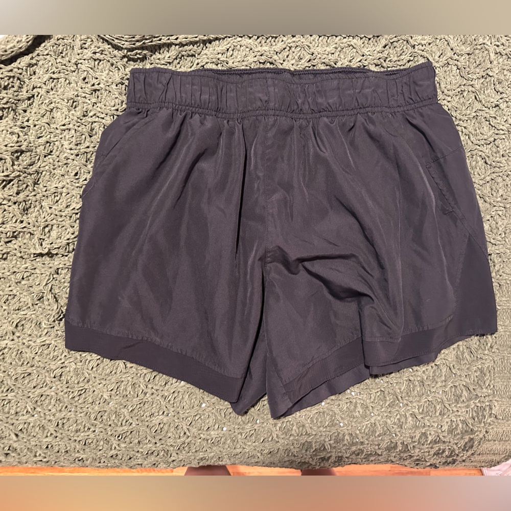 Black athletic shorts